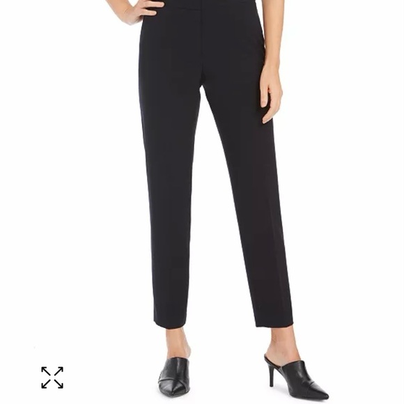 Final sale New WOT Calvin Klein Barbie Pink Trousers dress pants Button Detail - Picture 8 of 8